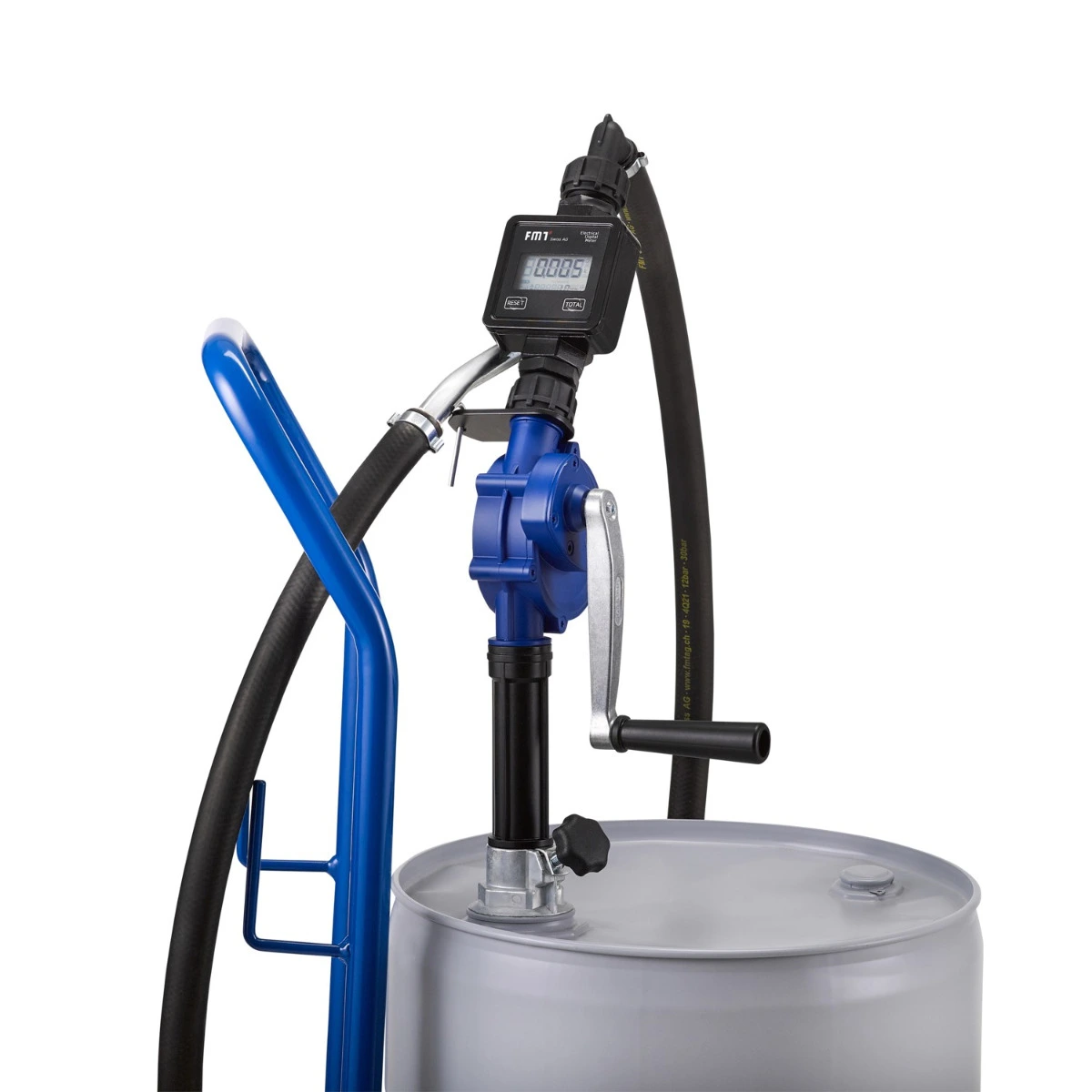 PRESSOL ROTIERENDE PUMPE MIT SCHLAUCH UND ZÄHLER 60/220L 13057