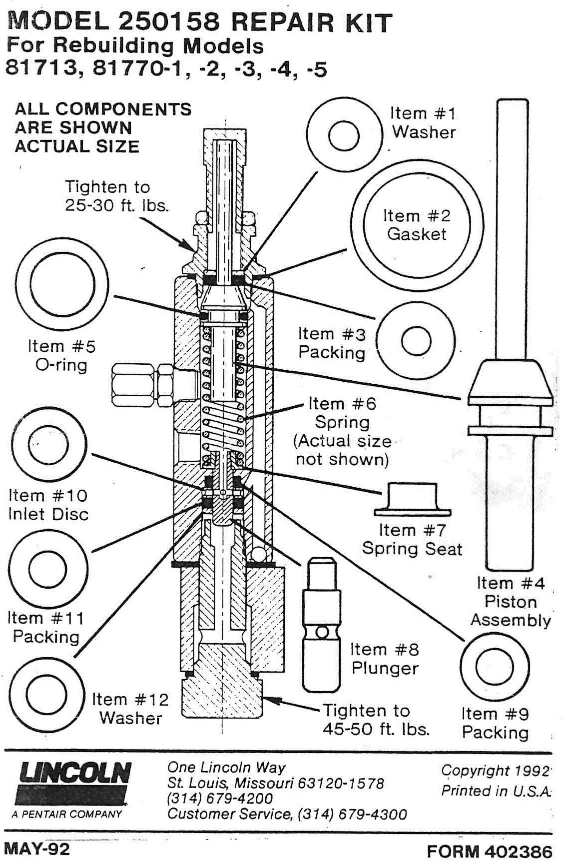 REPARATURSET 250158 FÜR SL1