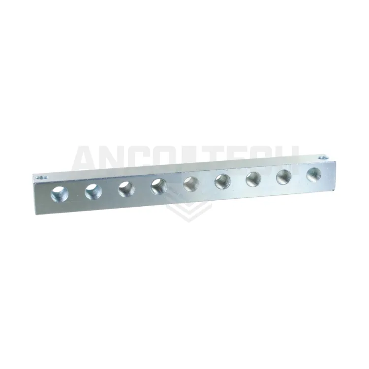 SCHMIERNIPPEL-BLOCK 9 ANSCHLÜSSE 1/8\"