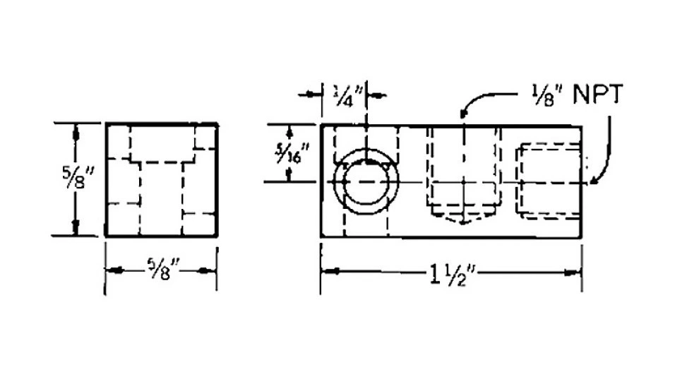 ANKERBLOCK 1/8 NPT