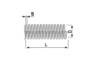EDELSTAHL FEDER FÜR HP SCHLAUCH 5 MTR
