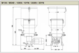 P215 SCHMIERSYSTEMPUMPE 30L 400V 2 x K7 ANSCHLÜSSE