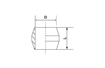 Klemmring 1/4 Messing