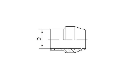 EINZELNER MESSING-SCHNEIDRING 6MM