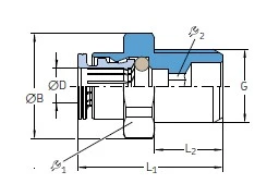 GERADE PUSH-IN-KUPPLUNG GEZM6 1/4 BSP