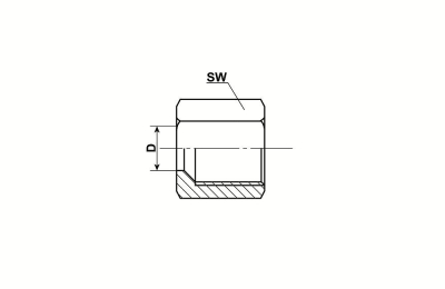 KUPPLUNGSMUTTER M4LL SS