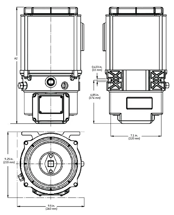 P653S ÖLPUMPE 4L 24V + TIMER + NIEDRIGSTANDANZEIGE
