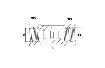 ADAPTER 1/8 NPT MESSING