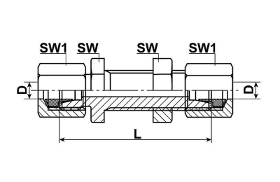 GERADE WANDDURCHFÜHRUNG SV10L