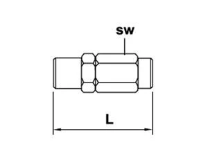 GEWINDEHÜLSE SS FÜR HP-SCHLAUCH 11.3x6.3
