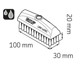 SCHMIERBÜRSTE 30x100MM 1/4G