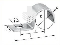 ROHRKLEMME 1 x 4MM ST/VZ