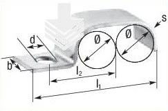 ROHRCLIP 2 x 6MM VA