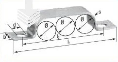 ROHRKLEMME 3 x 8MM ST/VZ