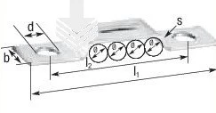 ROHRHALTERUNG 4 x 4MM ST/VZ