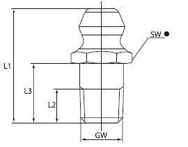 FETTNADEL GERAD M8x1