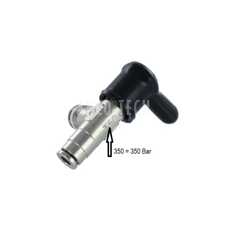 ÜBERDRUCKVENTIL 350 BAR 1/4 6MM PUSH-IN