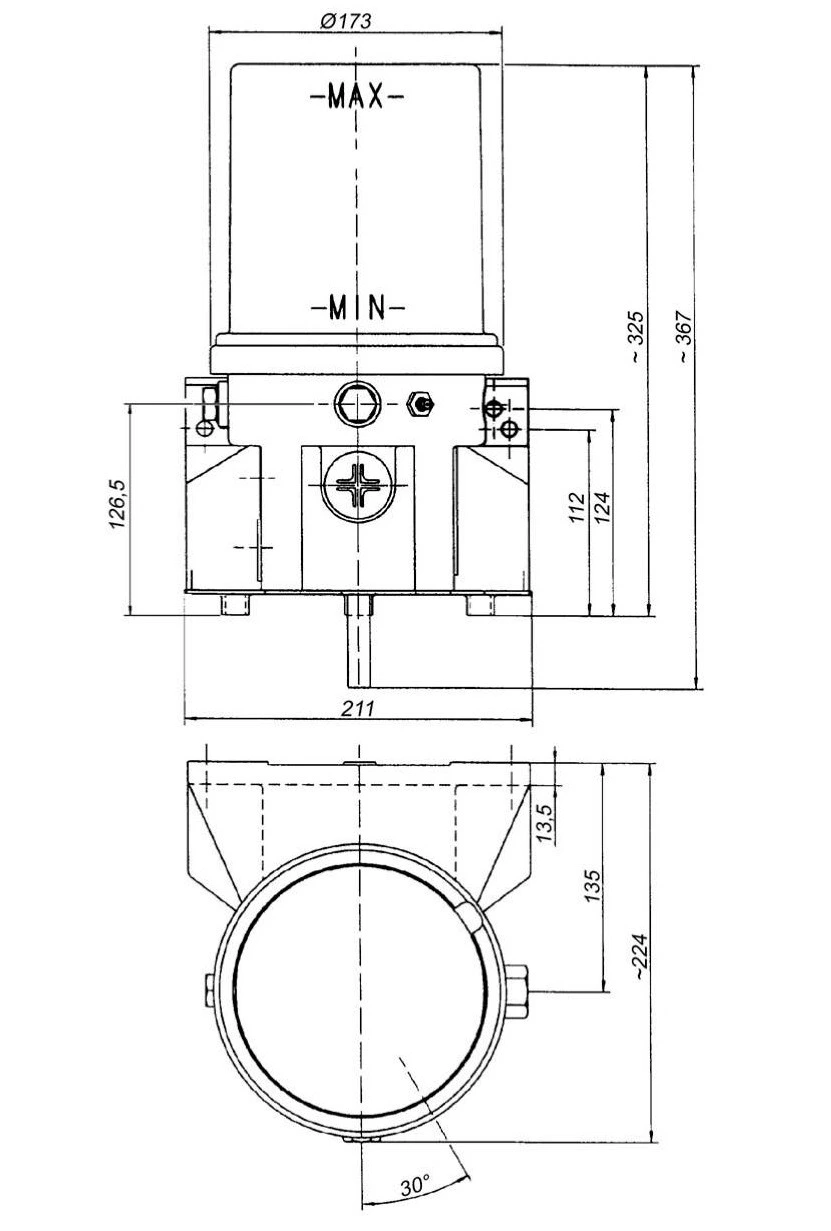 P203 FETTPUMPE 2L 24V + TIMER