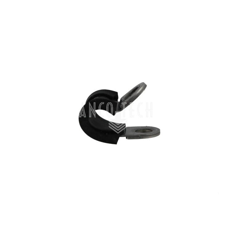 ROHRKLEMME MIT GUMMIAUSKLEIDUNG 6MM EDELSTAHL