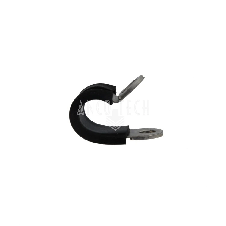ROHRKLEMME MIT GUMMIINLAGE 9MM EDELSTAHL