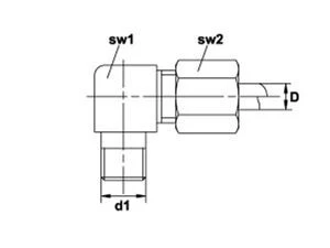 BIEGENDE VERBINDUNG WE6LL 1/8 BSPT