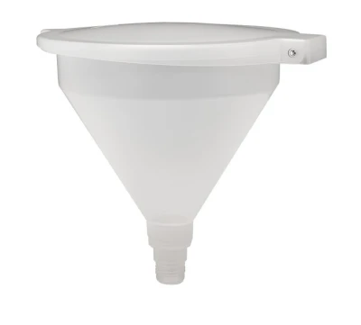 PRESSOL TRICHTER PP-Ø 355mm 10L mit Deckel Weiß und Zubehör 02379