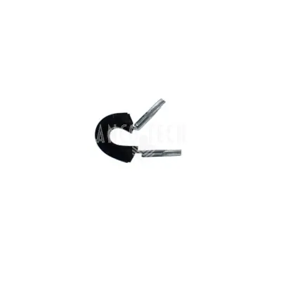 ROHRKLEMME MIT GUMMI-EINLAGE 4MM
