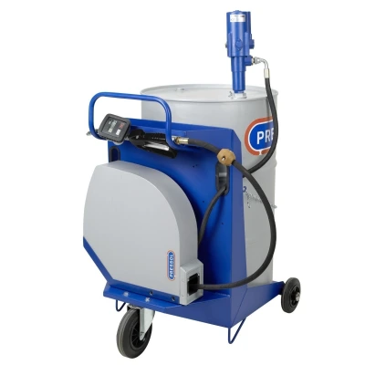 PR ÖL-PUMPENSET MOBIL 3:1 200L MIT SCHLAUCHHASPEL UND DIGITALEM PISTOLE
