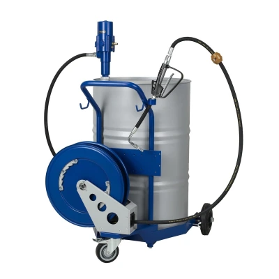 PR ÖLEPUMPE SET MOBIL 3:1 200L MIT SCHLAUCHWALZE UND PISTOLE