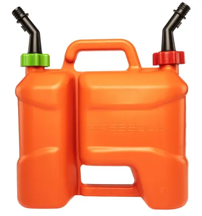 PR DUBBELE JERRYCAN VOOR BRANDSTOF 5+3L PE TUIT 21031