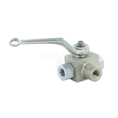 HP 3-WEGE KUGELVENTIL BSP 1/4 T-BORUNG