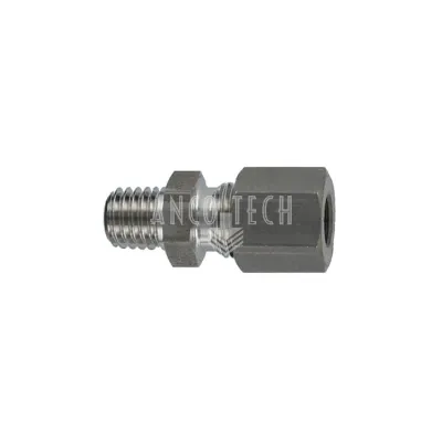 GERADE VERBINDUNG GE6LL M8X1.25 EDELSTAHL