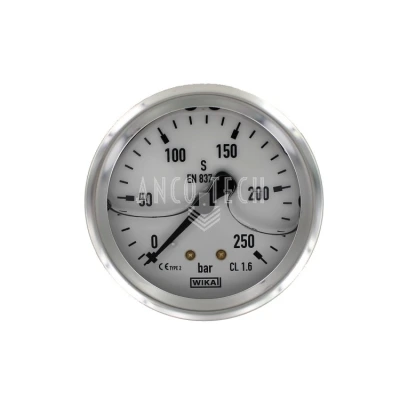 DRUCKMESSGERÄT Ø63 0-250BAR 1/4-A