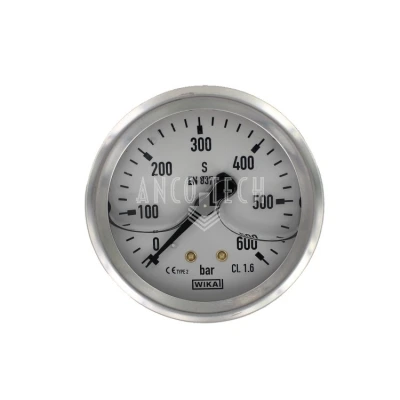 DRUCKMESSGERÄT Ø63 0-600BAR 1/4-A