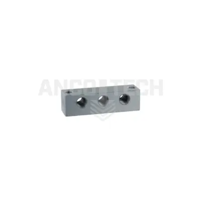 SCHMIERNIPPEL-BLOCK 3 ANSCHLÜSSE 1/8"