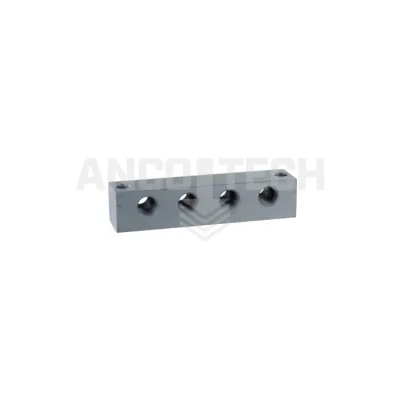Schmiernippelblock, 4 Anschlüsse, 1/8 NPT