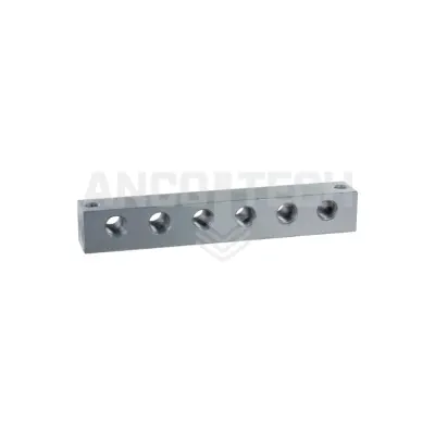 SCHMIERNIPPELVERTEILER 6 ANSCHLÜSSE 1/8"