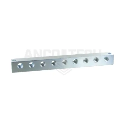 SCHMIERNIPPELBLOCK 9 ANSCHLÜSSE 1/8NPT