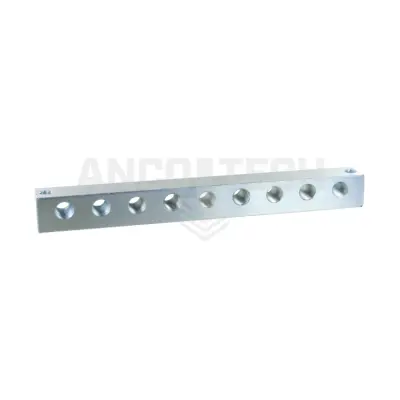 SCHMIERNIPPEL-BLOCK 9 ANSCHLÜSSE 1/8\"