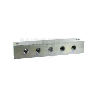 SCHMIERNIPPELBLOCK 5 ANSCHLÜSSE 1/4"