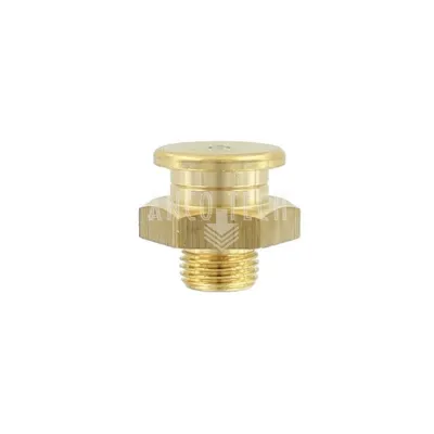 FLACHMESELR NIPPEL 16MM 1/8" BRASS