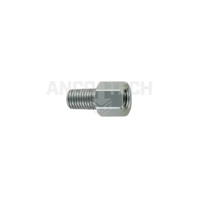 VERLENGNIPPEL M6 x 0,75 BI.BU.  L=17MM