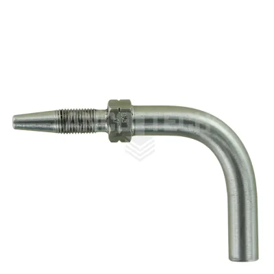 Edelstahl-Rohrende 8 mm, rechtwinklig für HD-Schlauch 8.6x4