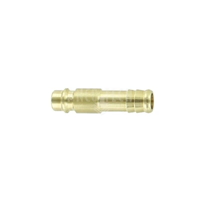 EURO EINSTECKNIPPSEL 10MM SÄULE BRASS