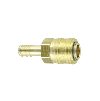 EURO SCHNELLPRESSVERBINDER 10MM SÄULENBRASS