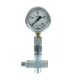 Druckentlastungsventil 350 BAR 1/4 - 1/4BSP mit Manometer