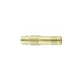 EURO EINSTECKNIPPSEL 10MM SÄULE BRASS
