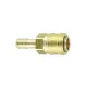 EURO SCHNELLPRESSVERBINDER 10MM SÄULENBRASS
