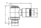 90° WINKELIGE PUSH-IN STECKVERBINDUNG WEDZ4 M6x0.75 SCHWENKBAR