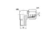 WINKELVERBINDER WE8LL 1/8 NPT